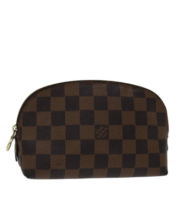 Durable Damier Ebene Canvas Pouch with Accessories -  LV
