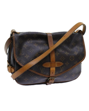 Monogram Canvas Shoulder Bag with Adjustable Strap
