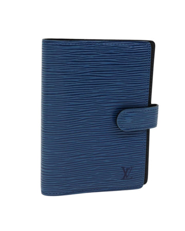 Blue Epi Leather Day Planner Cover with Button Clasp -  LV Auth