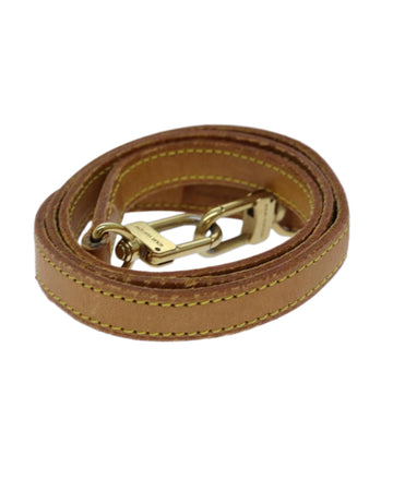 Beige Leather Shoulder Strap for Designer Bags - ated