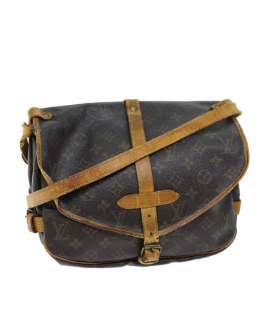 Monogram Canvas Shoulder Bag with Adjustable Strap -  LV