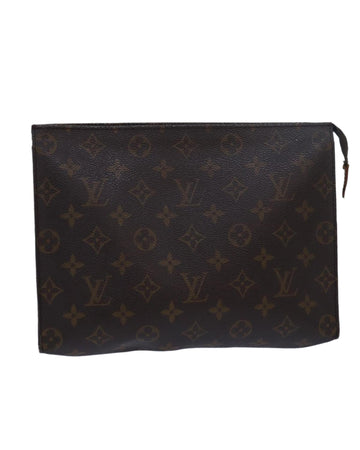 Monogram Canvas Poche Toilette Pouch with Zip Closure