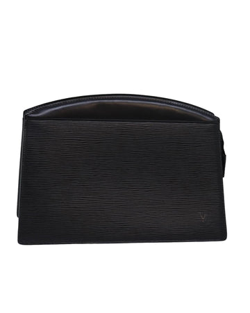 Epi Leather Pouch with Metal Accents and Textured Finish
