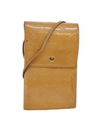 Patent Leather Monogram Vernis Walker Wallet with Shoulder Strap