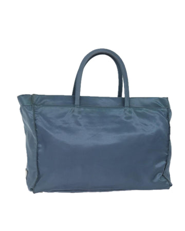 Nylon Tote Bag with Handle Drop and Multiple Compartments