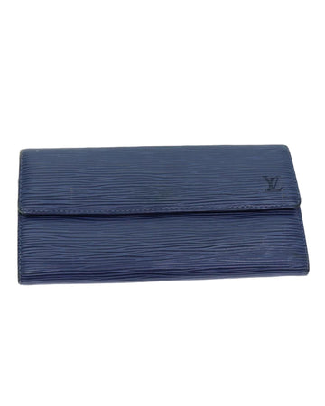 Epi Leather Pochette Wallet with Button Clasp
