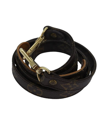 Monogram Canvas Shoulder Strap with Metal Fittings