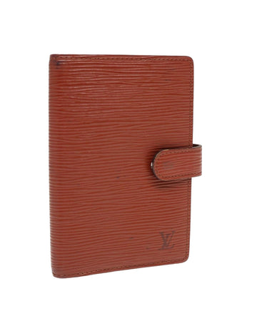 Epi Leather Day Planner Cover with Clasp Button