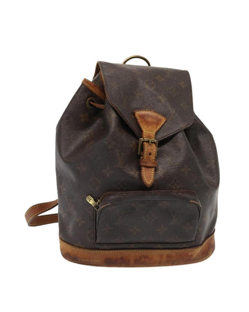 Monogram Canvas Backpack with Adjustable Shoulder Straps