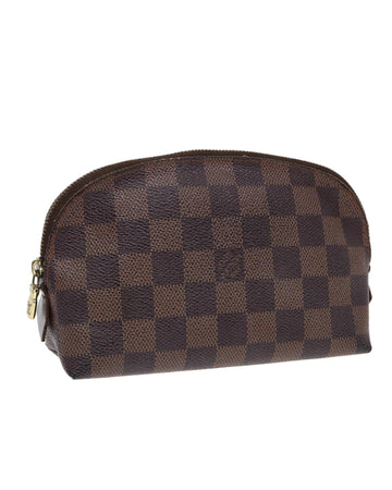 Damier Ebene Pochette Cosmetic PM Pouch  Luxury Accessory