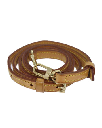 Adjustable Leather Shoulder Strap with Metal Fittings