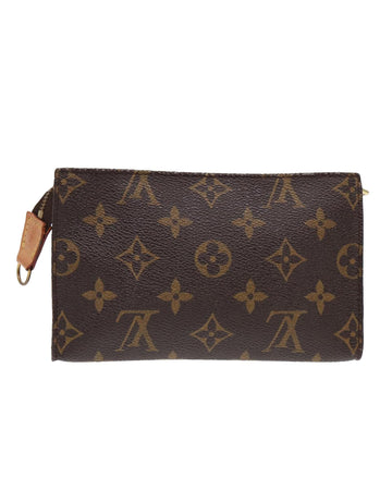 Monogram Canvas Accessory Pouch with Zipper Detailing