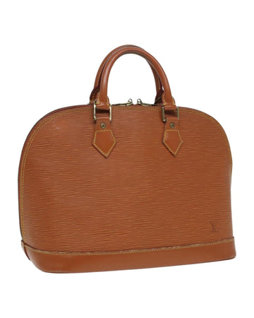 Epi Leather Alma Hand Bag with Gold Accents