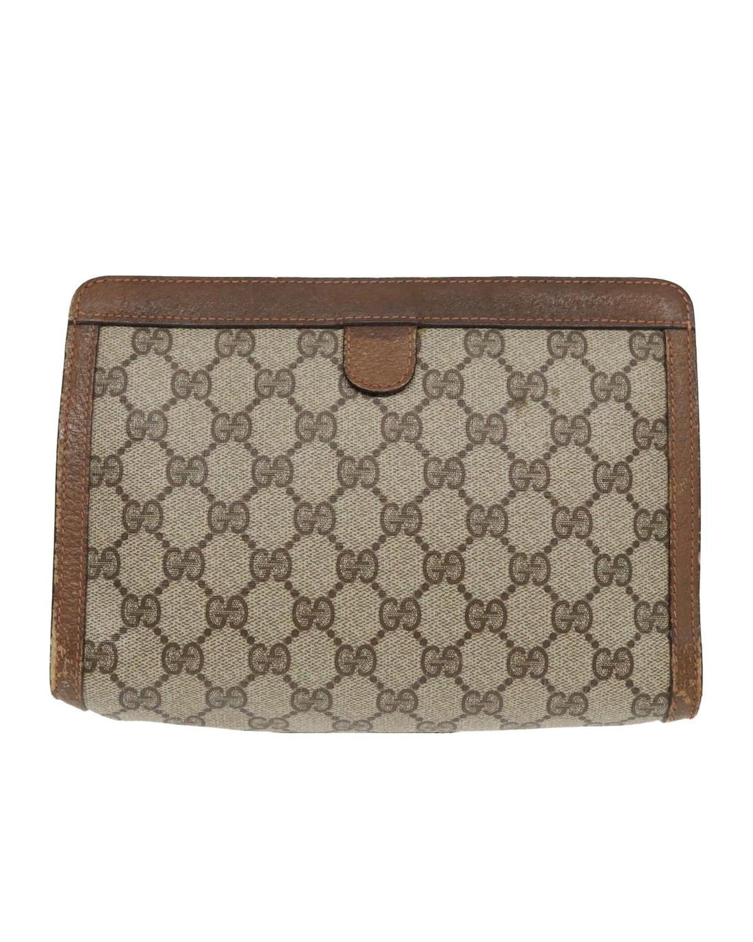 GG Supreme Web Sherry Line Clutch Bag