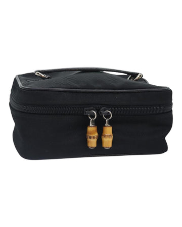 Canvas Pouch with Silver Accents