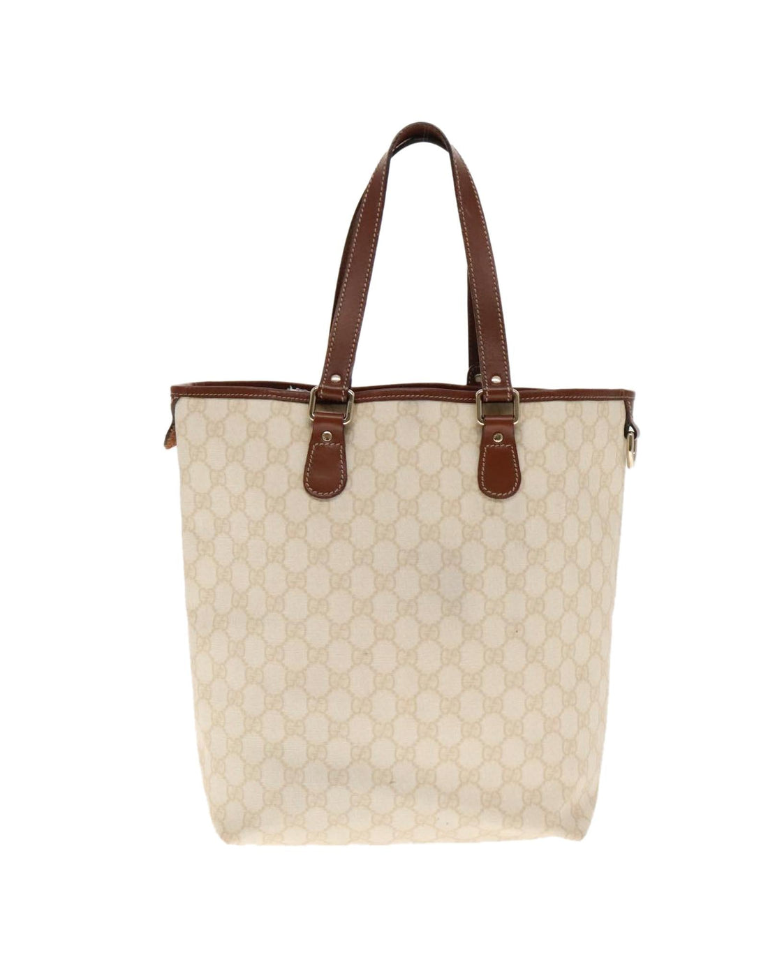 GG Supreme Tote Bag with PVC Leather Detailing