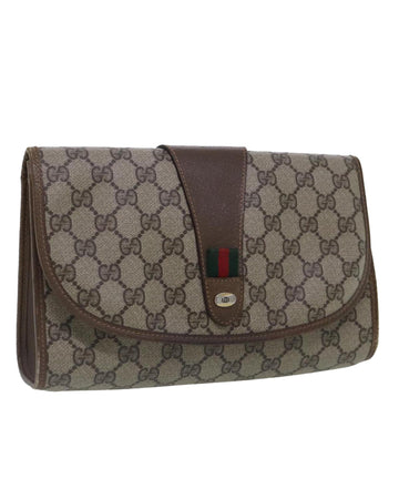 GG Supreme Web Sherry Line Clutch Bag PVC