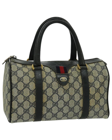 GG Supreme Sherry Line Boston Bag PVC Leather Canvas