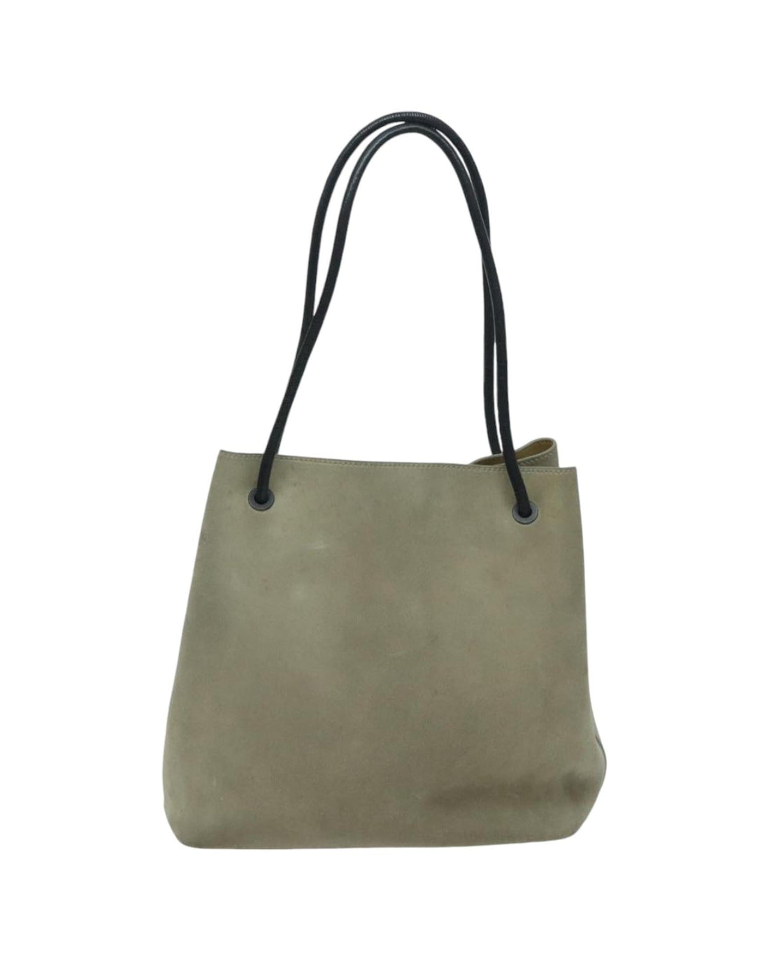 Suede Leather Tote Bag with Pouch