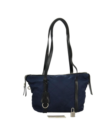 Quilted Chain Shoulder Bag with Padlock and Guarantee Card