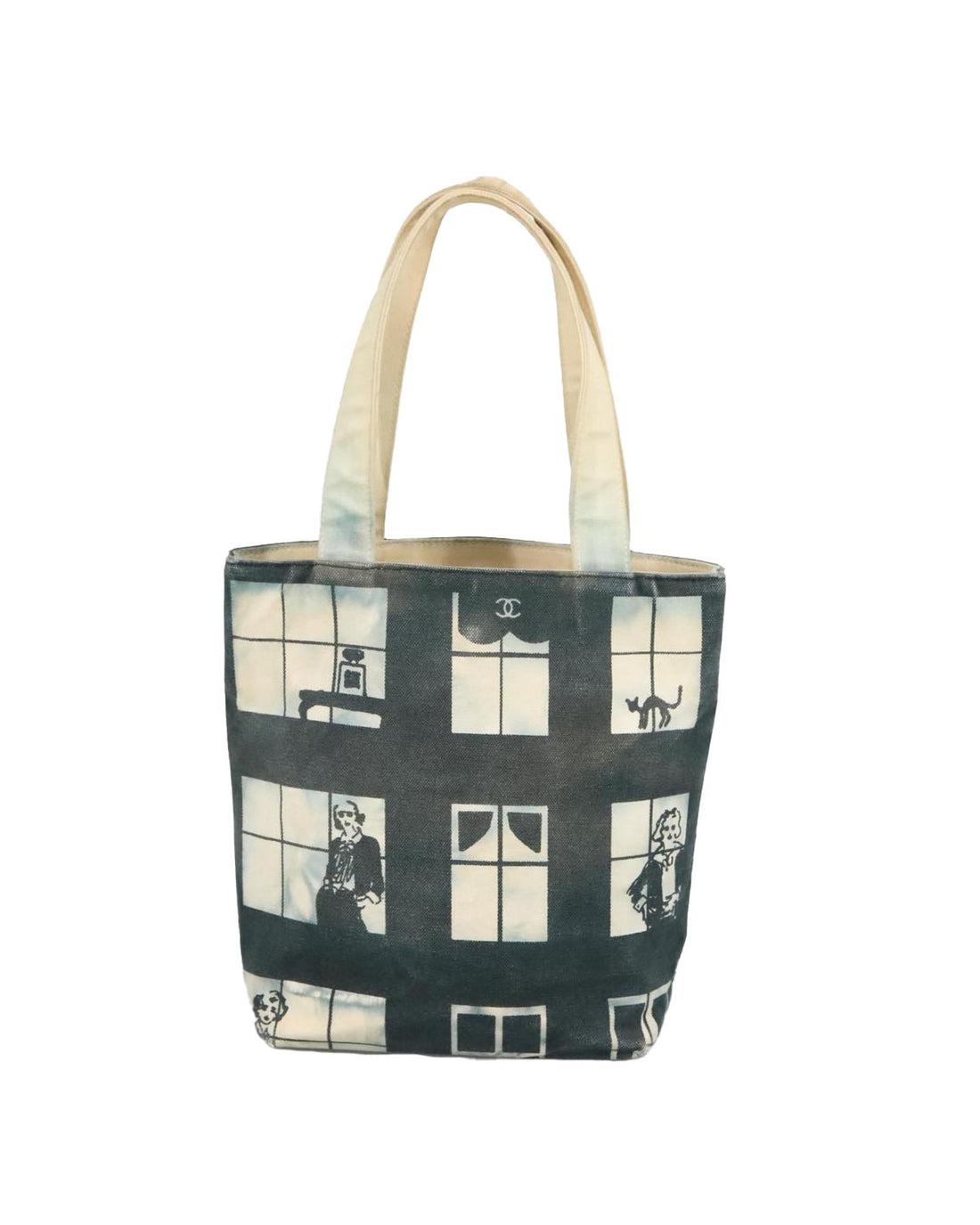 Canvas Tote Bag with CC Logo