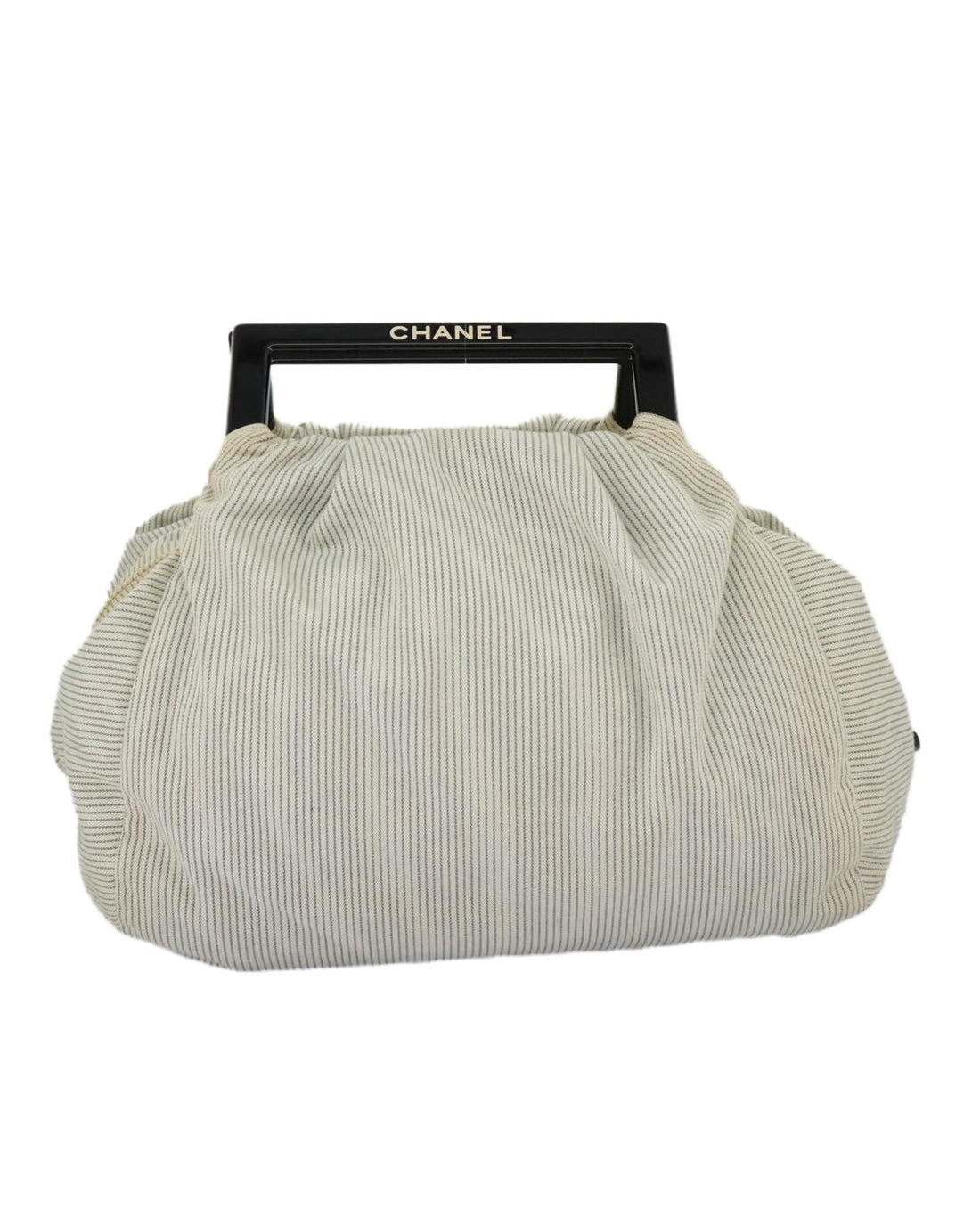 Canvas Hand Bag with Silver CC Auth Details