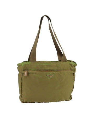 Nylon Tote Bag with Handle Drop and Metal Fittings