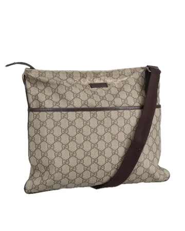 GG Supreme PVC Leather Canvas Shoulder Bag