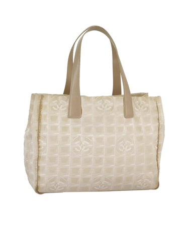 Luxury Nylon Tote Bag with Gold CC Logo