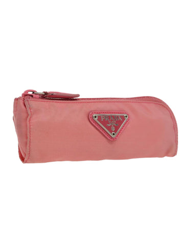 Nylon Pouch with Silver Accents