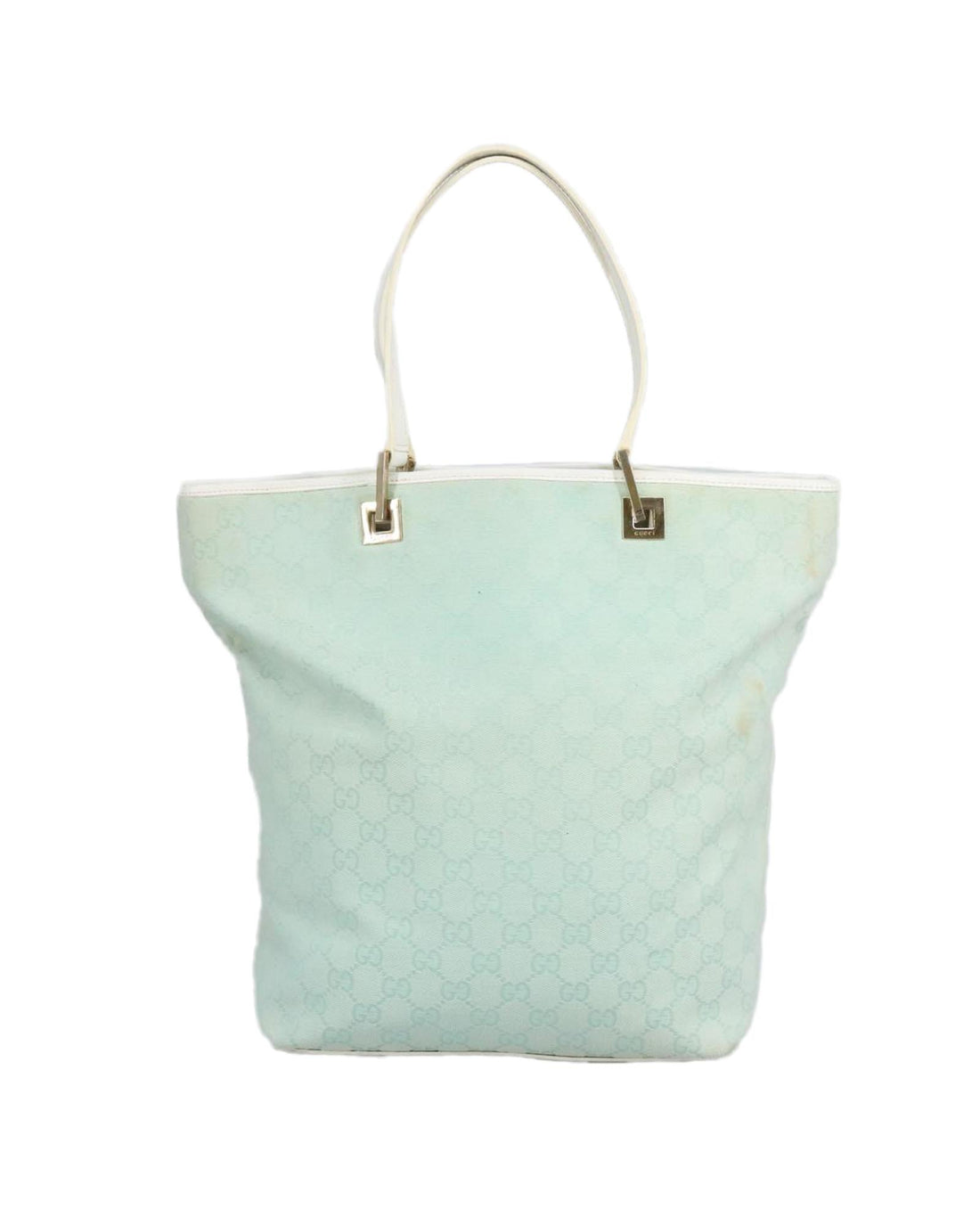 GG Canvas Tote Bag with Gold Accents