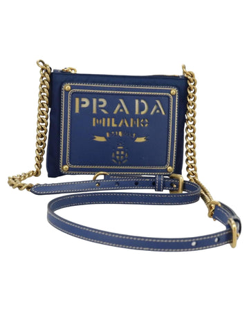 Chain Accessory Pouch Nylon with Gold Accents