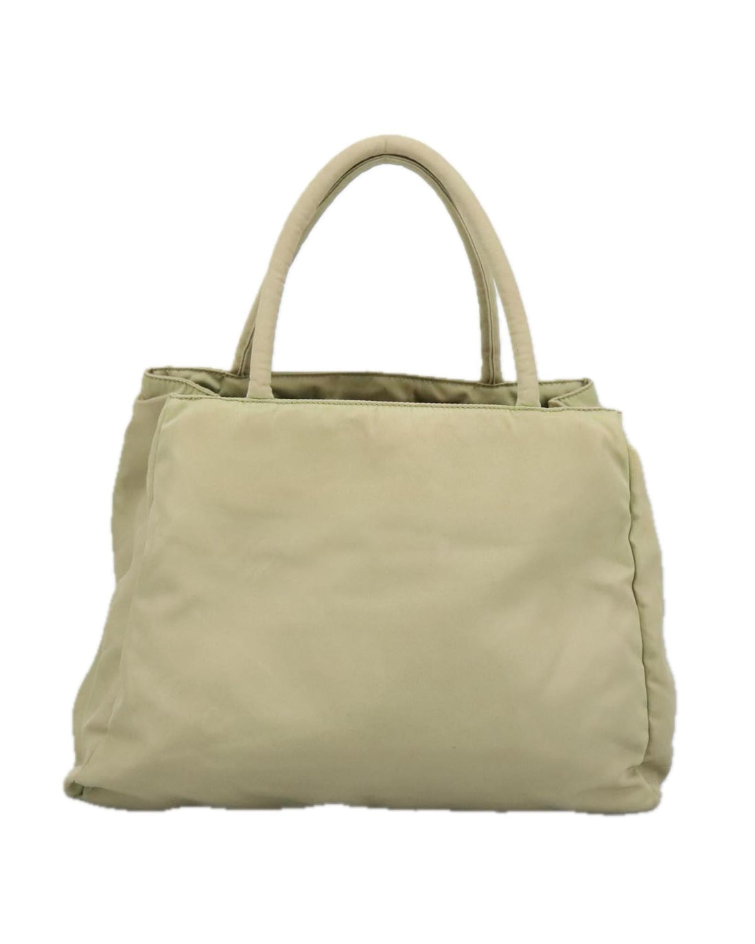 Nylon Tote Bag with Handle Drop and Silver Accents