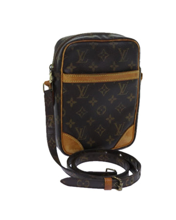 Monogram Canvas Shoulder Bag with Adjustable Strap