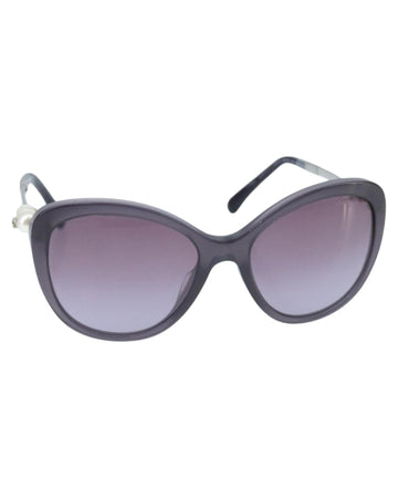 Pearl Detail Sunglasses with CC Logo