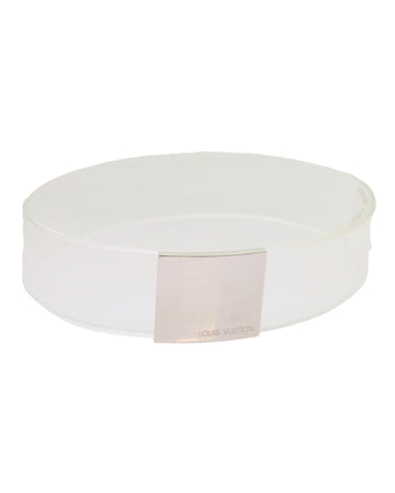 Clear Plastic Louis Vuitton Belt - B Rank