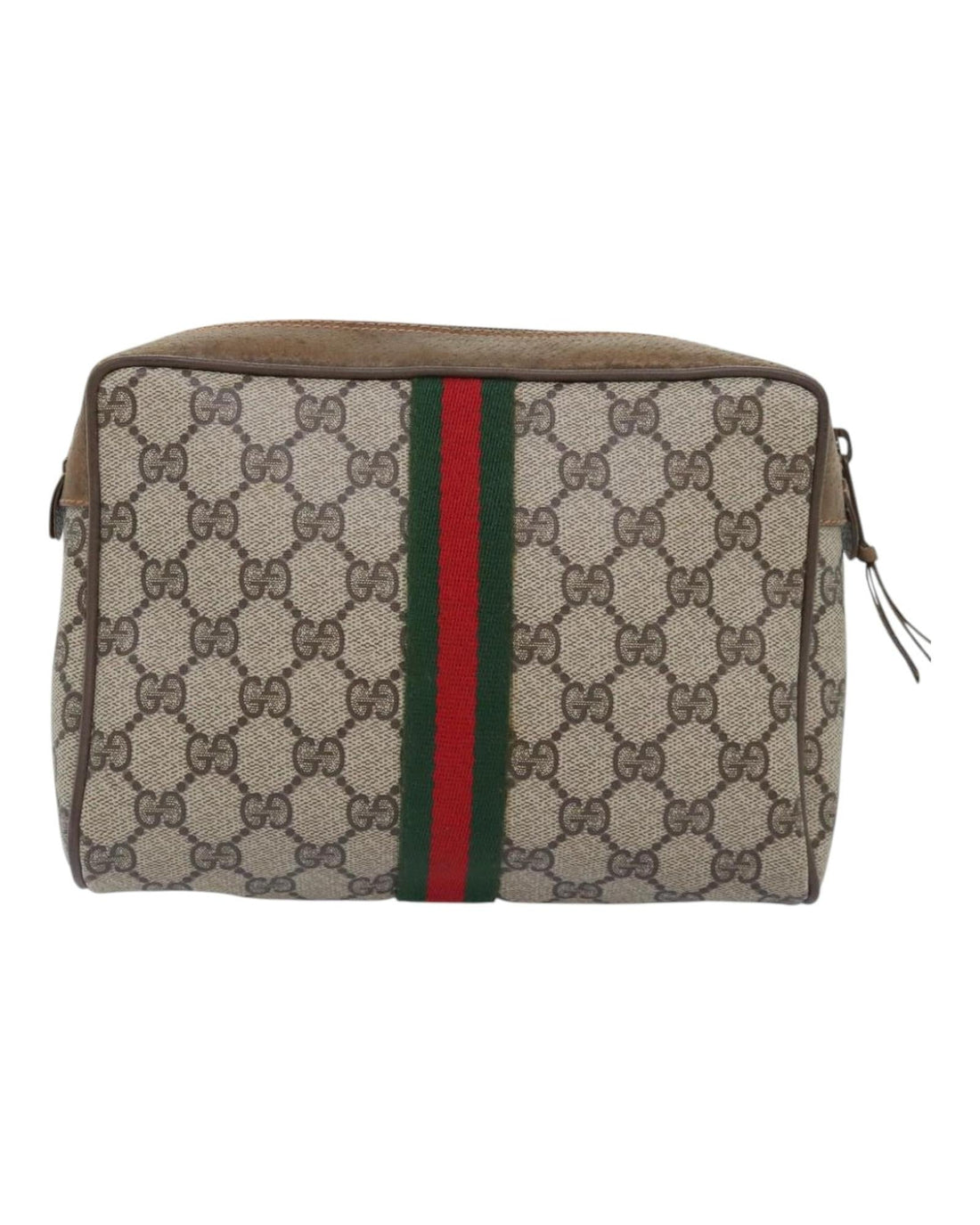 GG Supreme Web Sherry Line Clutch Bag PVC
