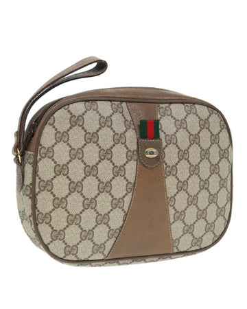 GG Supreme Web Sherry Line Clutch Bag PVC
