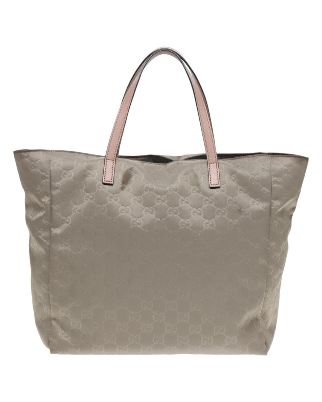 Nylon Tote Bag with Silver Accents