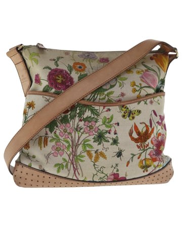 Floral Canvas Shoulder Bag
