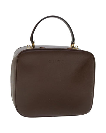 Luxury Leather Hand Bag with Gold Accents