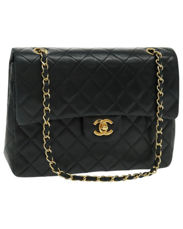Matrasse Chain Shoulder Bag in Lamb Skin with Gold CC