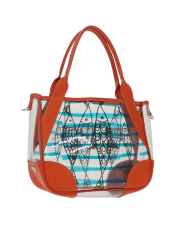 Vinyl Tote Bag with Handle Drop and Stylish Design