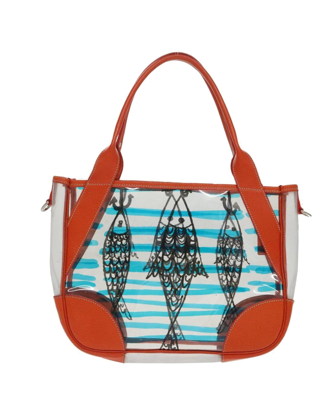 Vinyl Tote Bag with Handle Drop and Stylish Design