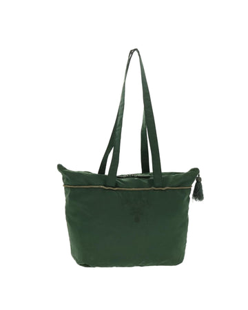 Nylon Tote Bag with Handle Drop and Metal Fittings