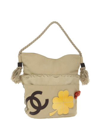 Canvas CC Shoulder Bag with Dust Bag and Guarantee Card