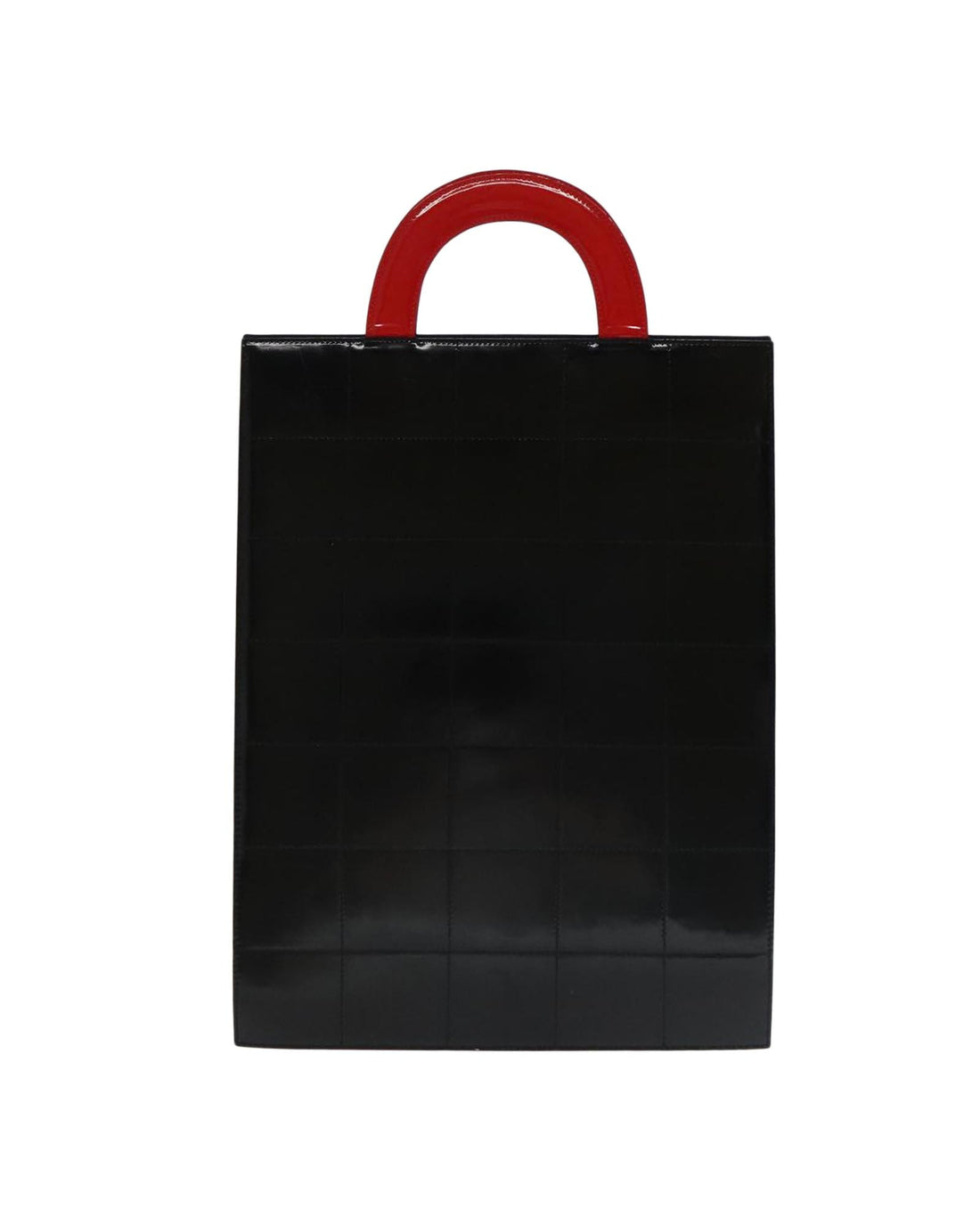 Mademoiselle Choco Bar Leather Tote Bag with Guarantee Card