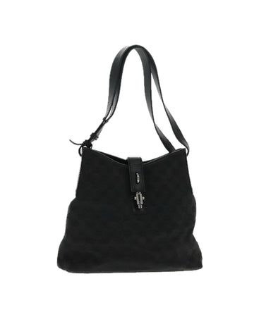 New Jackie GG Canvas Shoulder Bag with Silver Accents