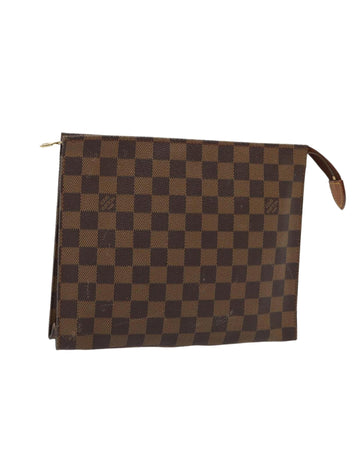 Damier Ebene Canvas Toiletry Pouch