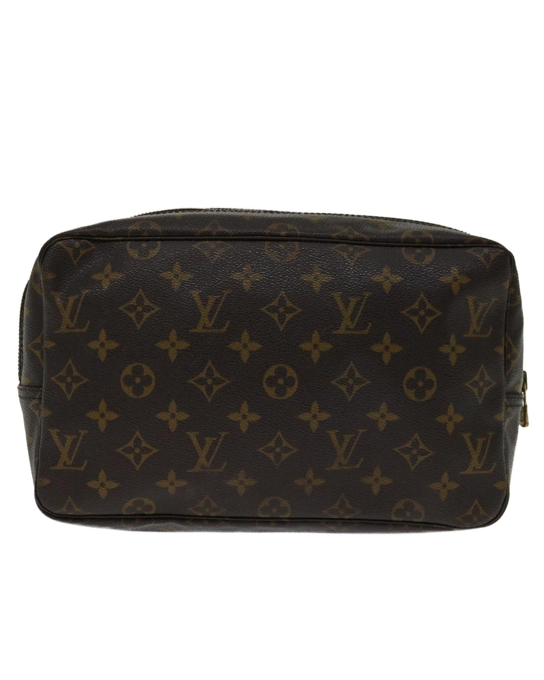 Monogram Canvas Clutch Bag with Accessories and Storage Smell